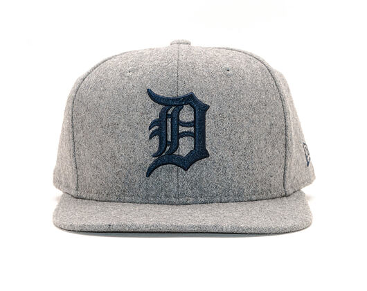 Kšiltovka New Era 9FIFTY Detroit Tigers Winter Utility Melton Grey/Navy Snapback