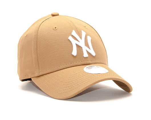 Dámská Kšiltovka New Era 9FORTY New York Yankees League Essential Wheat/White Strapback