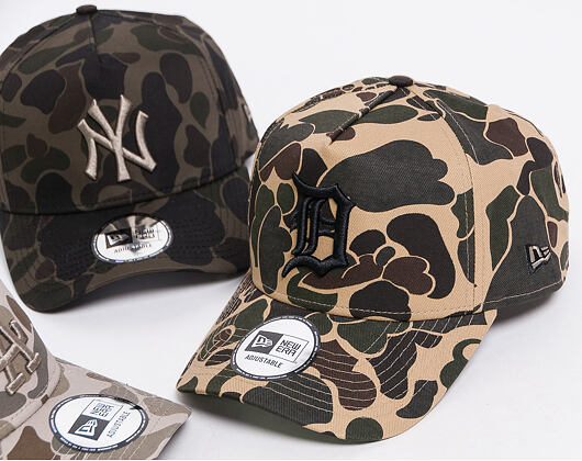 Kšiltovka New Era 9FORTY A-Frame Detroit Tigers Dark Green Camo Snapback