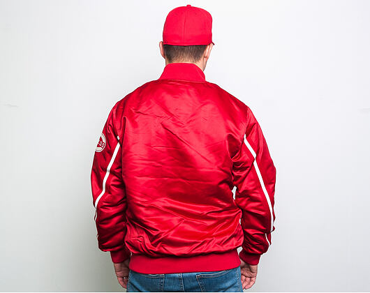 Bunda New Era Cincinnati Reds 1990 Ws Winners Varsity Jacket Scarlet