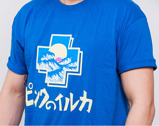Triko Pink Dolphin Promo Tsunami Tee Blue