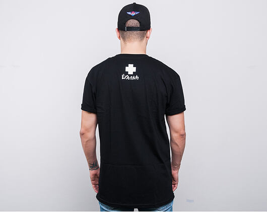 Triko Pink Dolphin Club Crest Tee Black