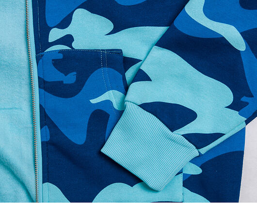 Mikina Pink Dolphin Ocean Camo Zip-Hoodie Camo