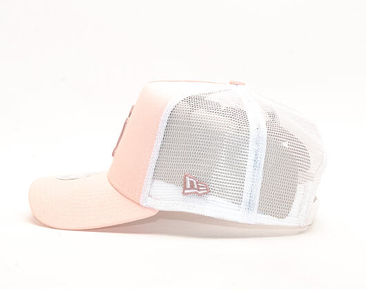 Dámská Kšiltovka New Era 9FORTY A-Frame Trucker New York Yankees Essential Pink Snapback