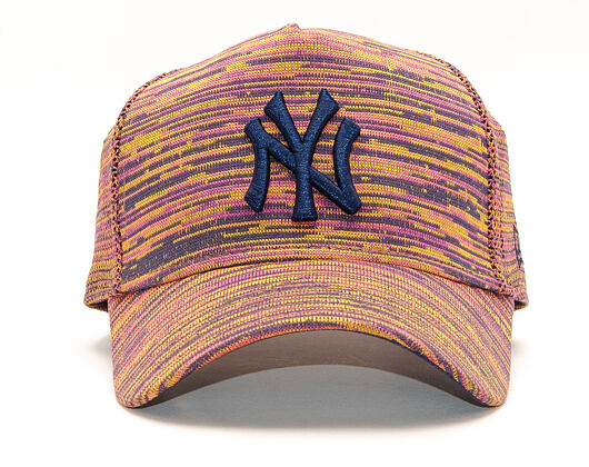 Kšiltovka New Era 9FORTY A-Frame New York Yankees Engineered Fit Navy/Pink/Purple Snapback
