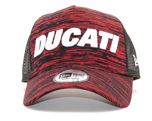 Kšiltovka New Era 9FORTY A-Frame Trucker Ducati Motor Logo Engineered Maroon Snapback