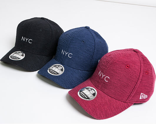 Kšiltovka New Era 9FIFTY NYC Stretch Snap Slub Cardinal/White