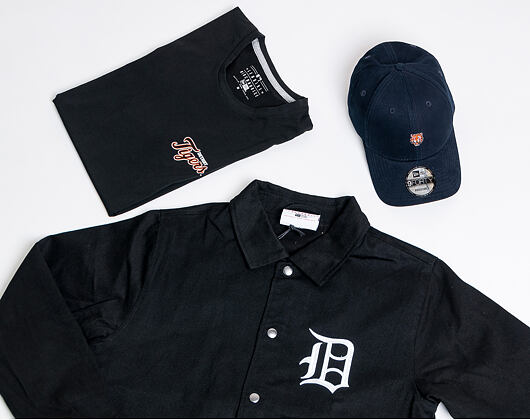 Triko New Era Detroit Tigers State Map Tee Black