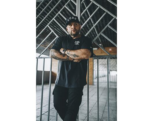 Triko New Era Heritage Script Jersey Navy