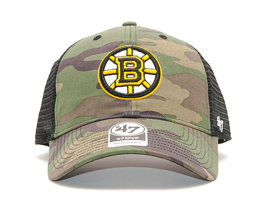 Kšiltovka 47 Brand Boston Bruins Camo Branson MVP Snapback