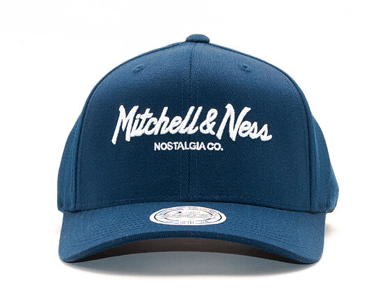 Kšiltovka Mitchell & Ness Pinscript High Crown 110 Navy/White Snapback