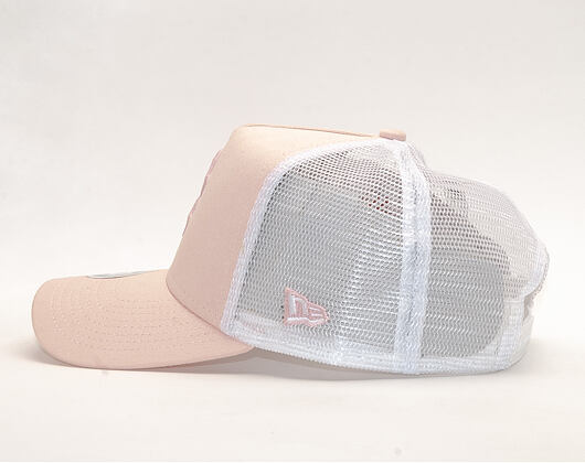Dámská Kšiltovka New Era 9FORTY A-Frame Trucker Baston Red Sox Essential Peach/White