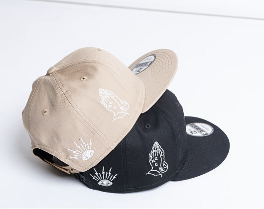 Kšiltovka New Era 9FIFTY Script Camel/White