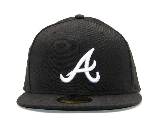 Kšiltovka New Era - 59FIFTY Basic - Atlanta Braves - Black / White