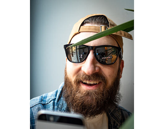 Sluneční brýle Oakley Frogskins Polished Black / Prizm Black