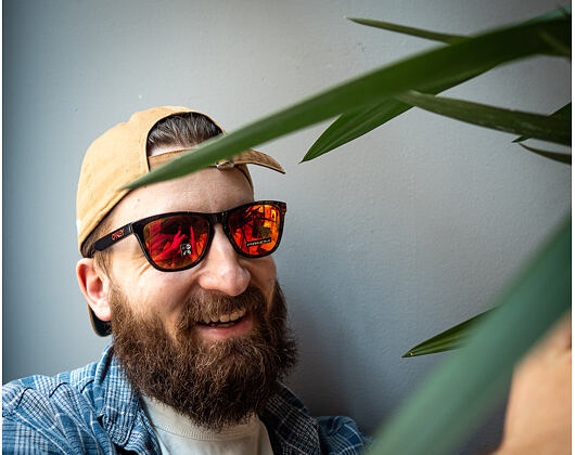 Sluneční Brýle Oakley Frogskins Black Ink/Prizm Ruby OO9013-C955