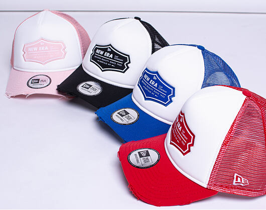 Kšiltovka New Era 9FORTY A-Frame Trucker Patch Blue/White