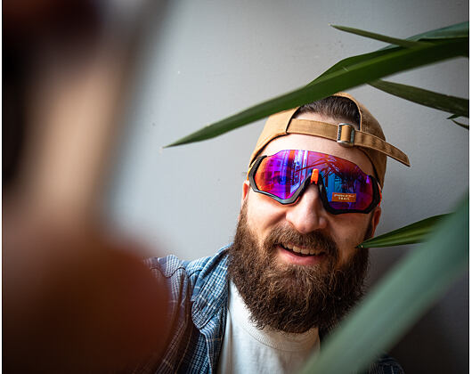 Brýle Oakley Flight Jacket Matte Steel/Prizm Trail Torch