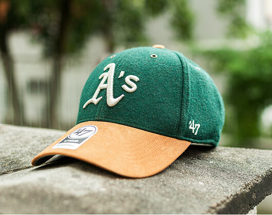 Kšiltovka 47 Brand MVP Oakland Athletics Willowbrook Dark Green/Brown