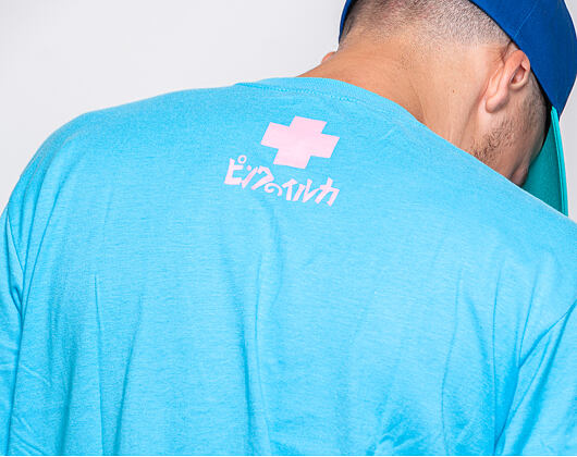 Triko Pink Dolphin Make Waves Sky Blue