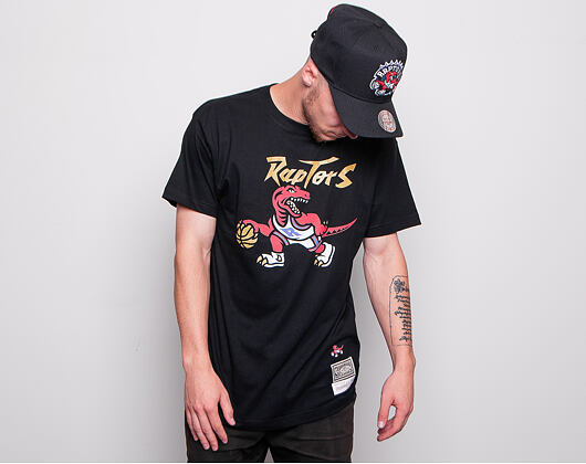 Triko Mitchell & Ness Toronto Raptors Gold Dribble Black