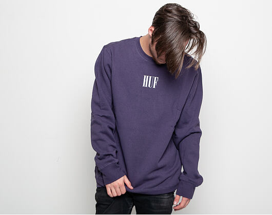 Mikina HUF Serif Pullover - purple velvet
