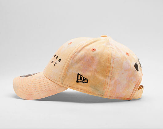 Kšiltovka New Era 9FORTY Hard Bootleg Orange Tie Dye Strapback