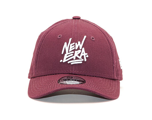 Dětská Kšiltovka New Era 9FORTY Script Child Maroon / White Strapback