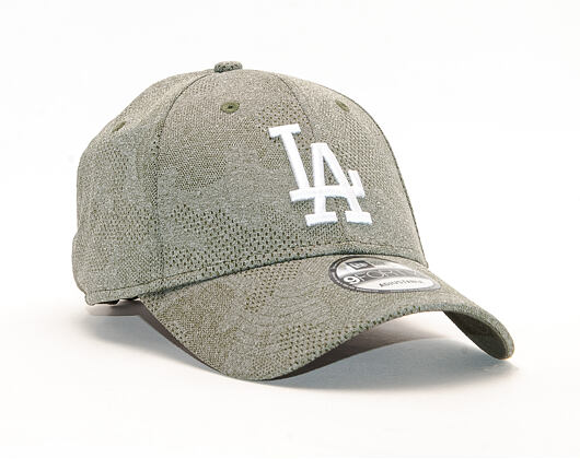 Kšiltovka New Era 9FORTY Engineered Plus Los Angeles Dodgers New Olive / Optic White Strapback