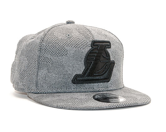 Kšiltovka New Era 9FIFTY Engineered Plus Los Angeles Lakers Gray / Black Snapback
