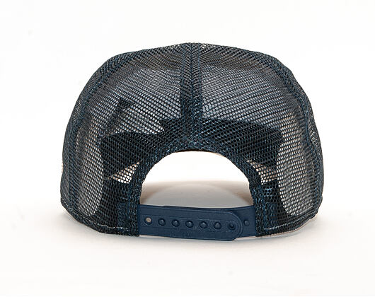 Dětská Kšiltovka New Era 9FORTY Trucker The League Essential Boston Red Sox Youth Stone / Navy Snapb