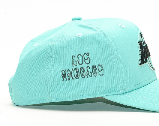 Kšiltovka New Era 9FIFTY Hard Bootleg Neon Los Angeles Lakers Blue Tint Snapback