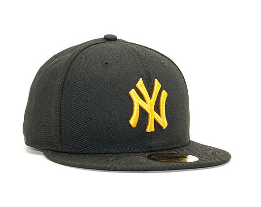 Kšiltovka New Era 59FIFTY The League Essential New York Yankees Black / Gold Fitted