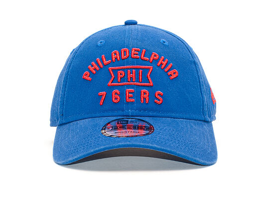 Kšiltovka New Era 9FORTY Vintage Team Front Philadelphia 76ers Team Color Strapback