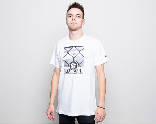 Triko New Era Photo Print Brooklyn Nets White