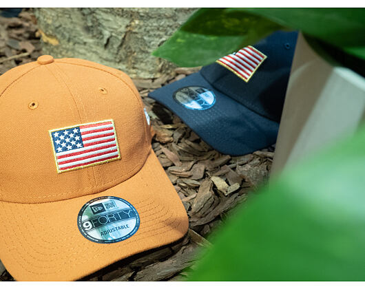 Kšiltovka New Era 9FORTY Flagged Rust