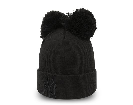 Kulich New Era New York Yankees Double Pom Cuff Knit Black/Black