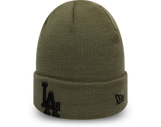Kulich New Era Los Angeles Dodgers League Essential Cuff Knit New Olive