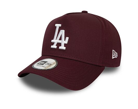 Kšiltovka New Era 9FORTY Los Angeles Dodgers A-Frame League Essential Maroon/White