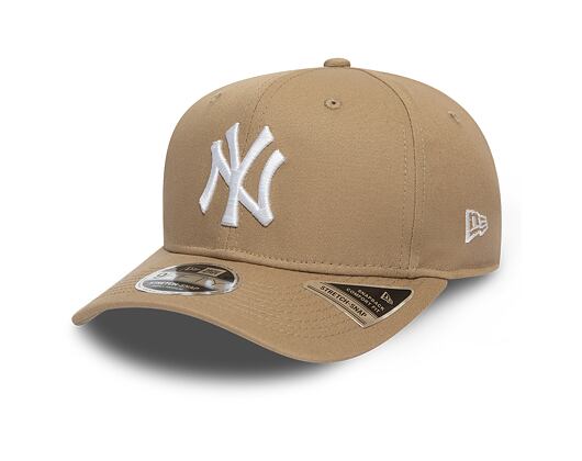 Kšiltovka New Era 9FIFTY New York Yankees Stretch Snap Tonal Wheat/White