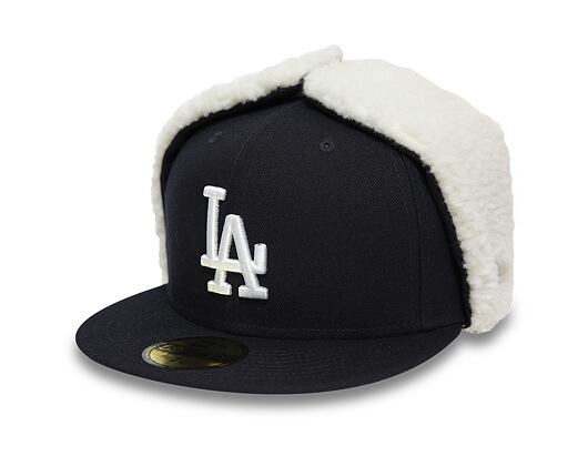Kšiltovka New Era 59FIFTY Dogear League Essential Los Angeles Dodgers Navy/White