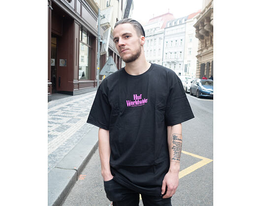 Triko HUF Fast Burn Tee Black