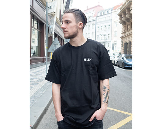 Triko HUF Ember Rose Classic H T-Shirt Black TS00907 02