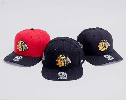 Kšiltovka 47 Brand Global Series Chicago Blackhawks Sure Shot MVP DP