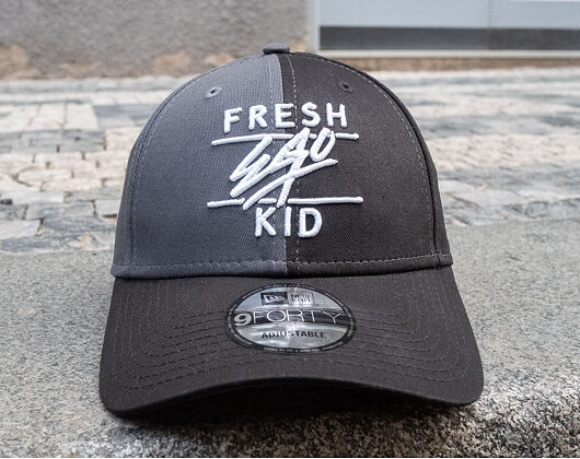 Kšiltovka New Era 9FORTY Colour Block Fresh Ego Kid Black/Grey