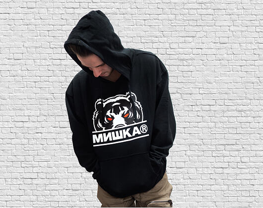 Mikina Mishka Death Adder Lockup Hoodie Black