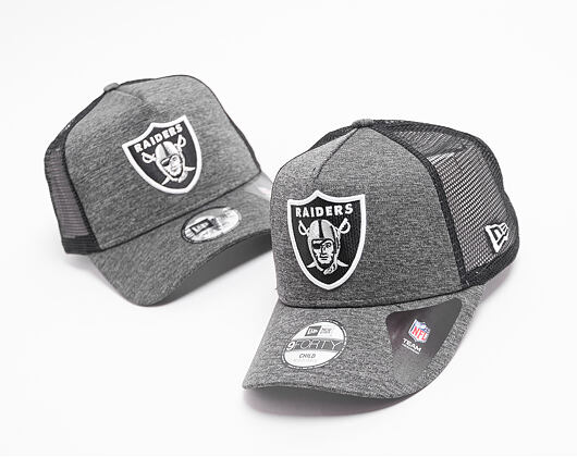 Dětská Kšiltovka New Era 9FORTY Trucker Oakland Raiders Shadow Tech