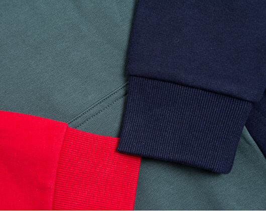 Mikina Karl Kani Signature Block Hoodie 6021250 Red/Green/Navy/White