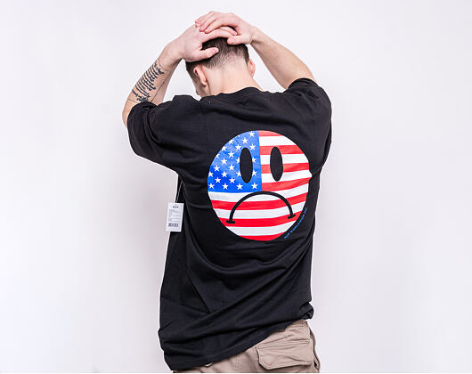 Triko HUF Bummer USA Black