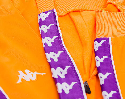 Tepláky Kappa Banda Rastoria Slim Orange/Violet A49